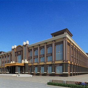 欧式 酒店建筑 酒店宾馆 娱乐会所