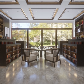 新中式 茶叶店 大厅