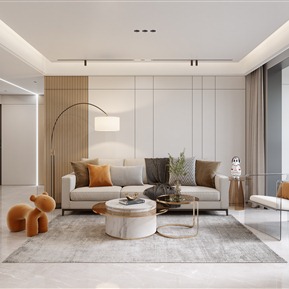 现代 客餐厅 极简客厅 沙发 茶几 餐厅  椅子 组合