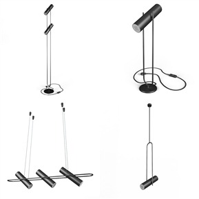 现代 灯具组合 吊灯台灯落地灯组合