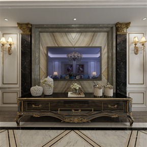 复古 客厅 新古典