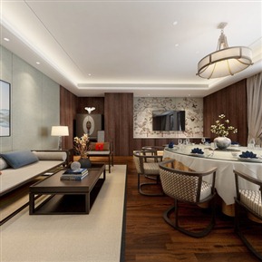 新中式 包间 酒店包厢