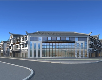 新中式沿街商铺