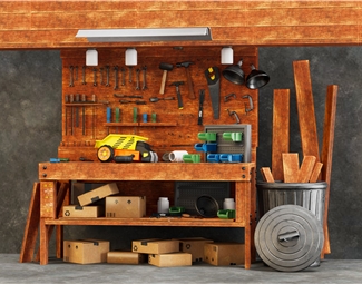 现代木工工具箱