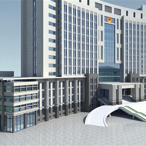 现代 办公楼 政府公安局法院