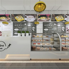 北欧 蛋糕店 蛋糕店全景