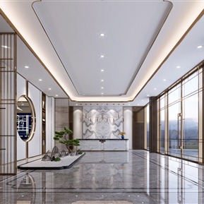 新中式 售楼处 正胜置业售楼部