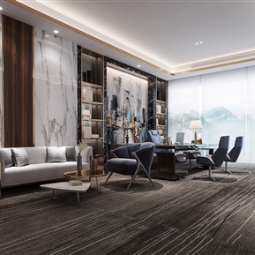 现代 办公室 老总办公