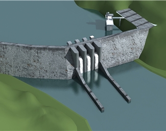 其它清水混凝土建筑3d模型下载-3d溜溜网