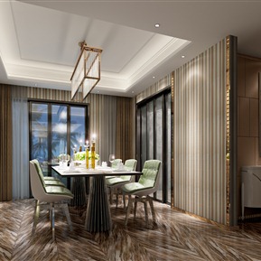 现代 餐厅 客厅