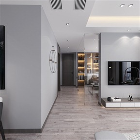 现代 客餐厅 全景