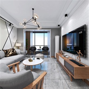 北欧 客餐厅 全景