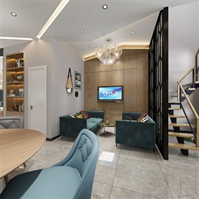 现代 茶水间 办公空间 前台 办公区 洽谈区 全景