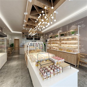 北欧 面包店 面包店全景