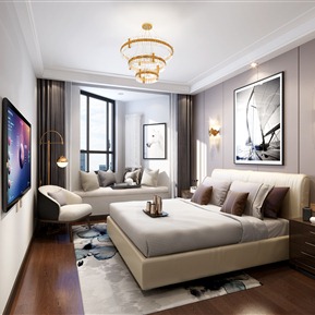 现代 卧室