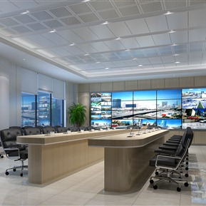 现代 会议室 测绘局应急中心