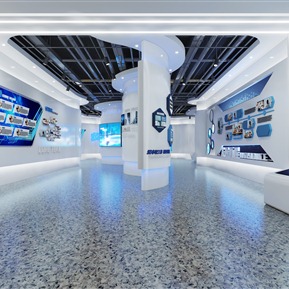 现代 展厅 电信展厅