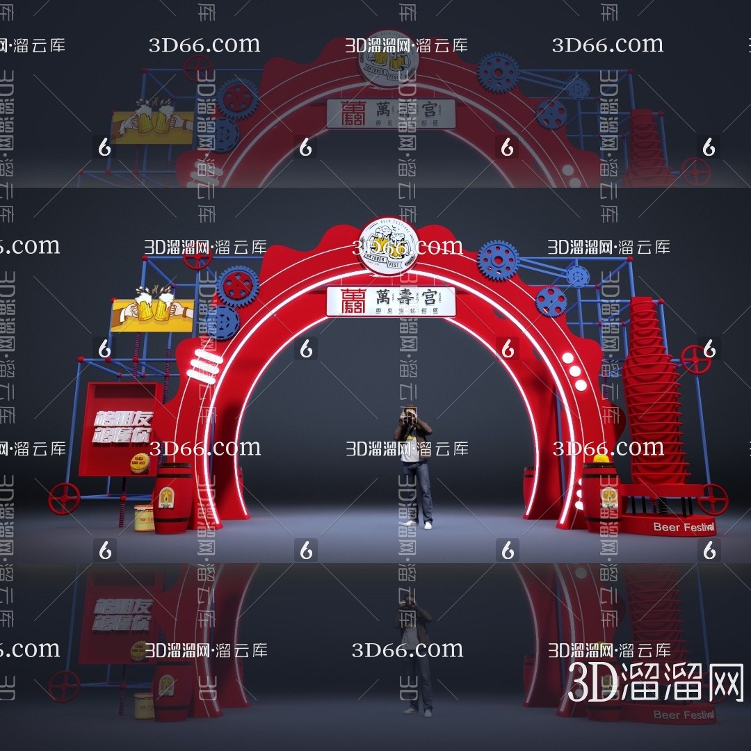 【现代美陈3D模型】-3D现代美陈3d模型下载-溜溜IDGCH79532966941-免费3Dmax模型库_3d溜溜网-花瓣网