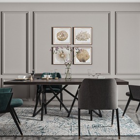 现代 餐桌椅组合