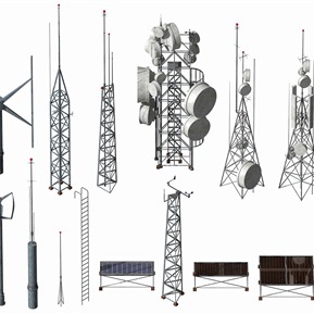 现代 信号塔 信号塔铁塔