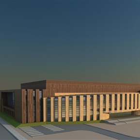 现代 建筑 文化场馆