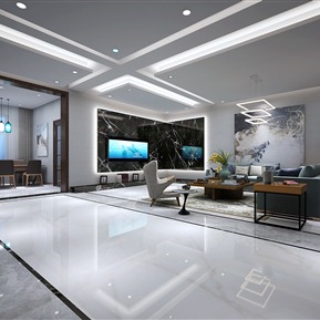 现代 客厅 简约