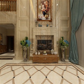 欧式 复式客厅 别墅