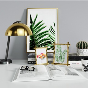 现代 摆件组合 书桌摆件组合