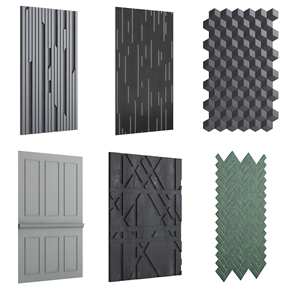 现代 墙面 墙板