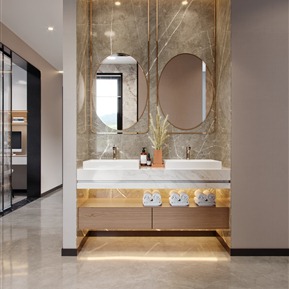 现代 卫生间