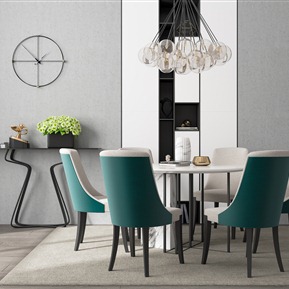 现代 餐桌椅组合