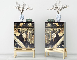 新中式装饰柜子