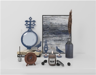 现代 摆件组合 摆件