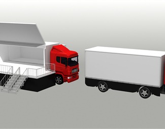 现代 卡车 路演卡车