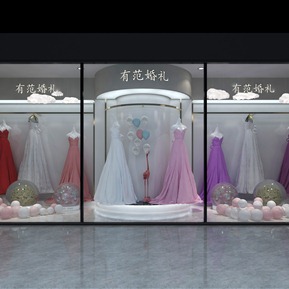 现代 橱窗 有范婚礼