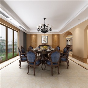 美式 客餐厅 客餐厅全景