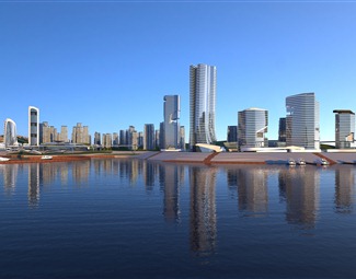 现代 建筑 建筑群