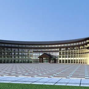 新中式 酒店建筑 酒店