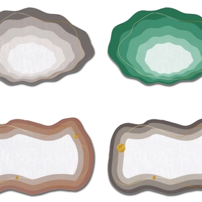 现代 造型地毯 不规则布艺地毯