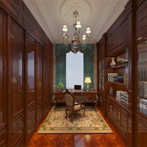 欧式 书房