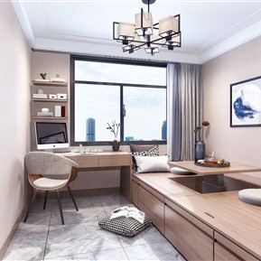 新中式 榻榻米卧室