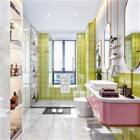 轻奢 卫生间 卫生间浴室